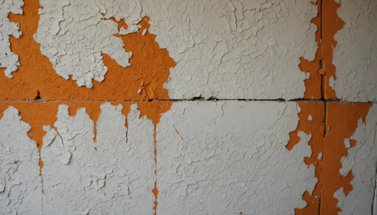 moisissure orange mur